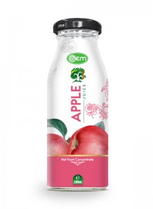 200ml OEM Glass bottle Apple Juice