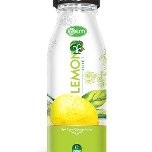 200ml OEM Glass bottle Lemon Juice
