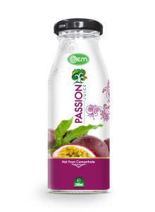 200ml OEM Glass bottle Passion Juice