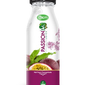 200ml OEM Glass bottle Passion Juice