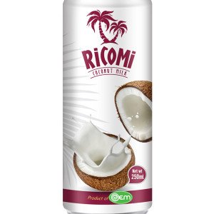 250ml OEM Canned Coconut Milk