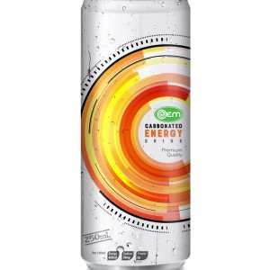 250ml OEM Carbonated Energy Drink
