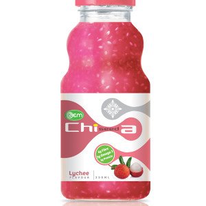 250ml OEM Chia Seed Lychee Flavor