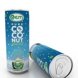 250ml OEM Coconut Water with Pulp