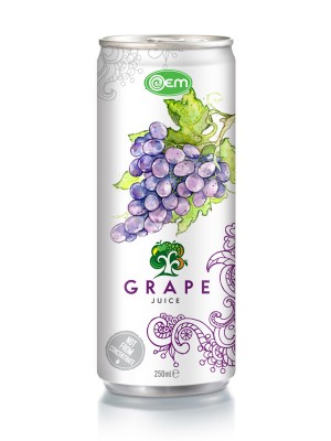 250ml OEM Grape Juice Drink