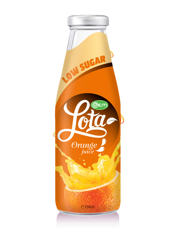 250ml OEM Low Sugar Orange Juice - OEM Manufacturing Beverage