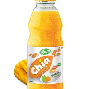 250ml OEM Mango Flavor Chia Seed