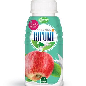 250ml OEM PP bottle Apple Milk