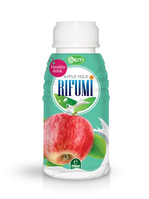 250ml OEM PP bottle Apple Milk