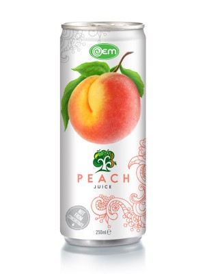 250ml OEM Peach Juice Drink