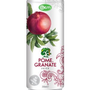 250ml OEM Pomegranate Juice Drink