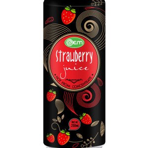250ml OEM Strawberry Juice