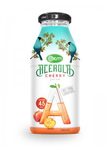 250ml OEM glass bottle Cherry Juice