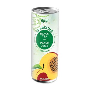 250ml sparkling blackteawithpeachjuice