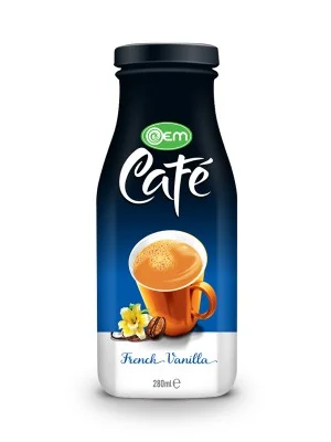 280ml OEM Glass bottle French Vanilla Coffee