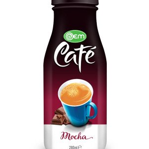 280ml OEM Glass bottle Mocha Coffee