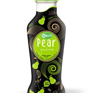 280ml OEM Glass bottle Pear Juice