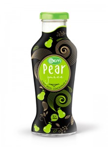 280ml OEM Glass bottle Pear Juice