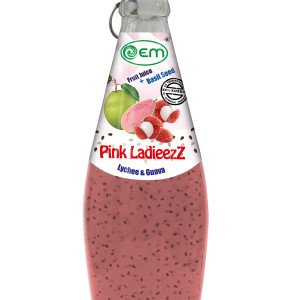 290ml OEM Basil Seed with Mix Fruit Juice