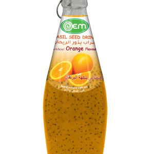 290ml OEM Basil Seed with Orange Flavor
