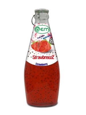 290ml OEM Basil Seed with Strawberry