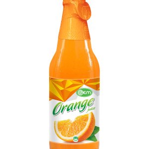 300ml OEM Glass bottle Orange Juice
