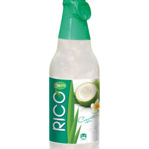 300ml OEM Pure Glass bottle Coconut Water