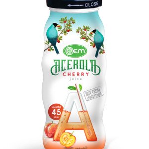 300ml OEM glass bottle Cherry Juice