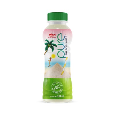 300ml pet bottle pure coconut water no add sugar