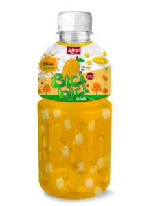 Natural Bici Bici Brand Mango Juice With Nata De Coco
