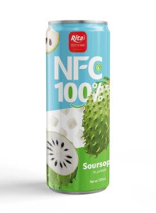 Rita NFC 100% Soursop Juice Drink 330ml Can