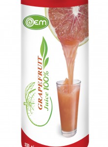 330ml Canned OEM Grapefruit Juice