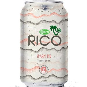 330ml Canned OEM Sparkling Coconut Water