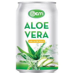 330ml OEM Aloe Vera with Aloe Pulp