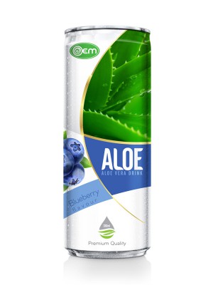 330ml OEM Blueberry Flavor Aloe Vera