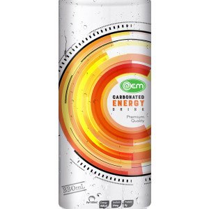 330ml OEM Canned Carbonated Energy Drink