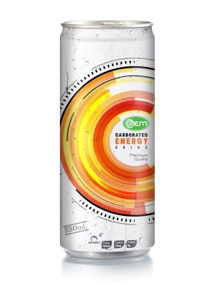 330ml OEM Canned Carbonated Energy Drink