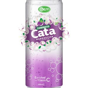 330ml OEM Carbonated Mangosteen Flavor Drink