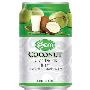 330ml OEM Coconut Water Juice Drink