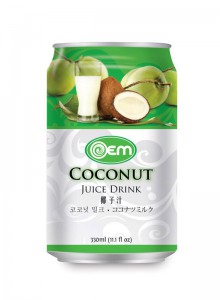 330ml OEM Coconut Water Juice Drink
