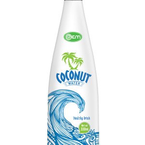330ml OEM Glass bottle Coconut Water