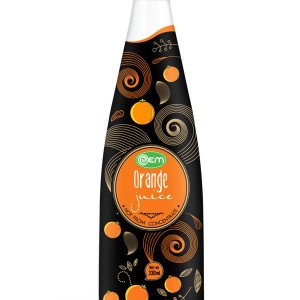 330ml OEM Glass bottle Orange Juice