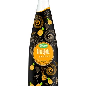 330ml OEM Glass bottle Pineapple Juice