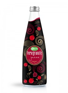330ml OEM Glass bottle Pomegranate Juice