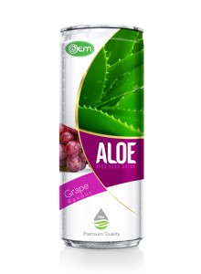 330ml OEM Grape Flavor Aloe Vera