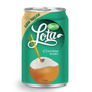 330ml OEM Low Sugar Coconut Water