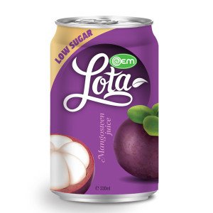 330ml OEM Low Sugar Mangosteen Juice