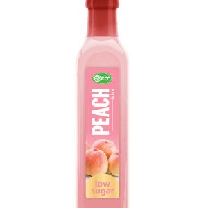 330ml OEM Low Sugar Peach Juice