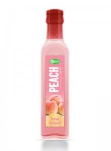 330ml OEM Low Sugar Peach Juice