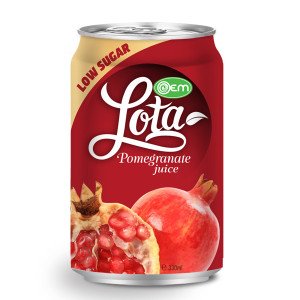 330ml OEM Low Sugar Pomegranate Juice